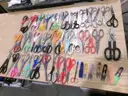 Lot of (55) Various Scissors.