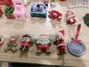 Lot of Various Christmas Tree Ornaments and Decorations.