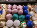 Lot of Various Christmas Tree Ornaments and Decorations.