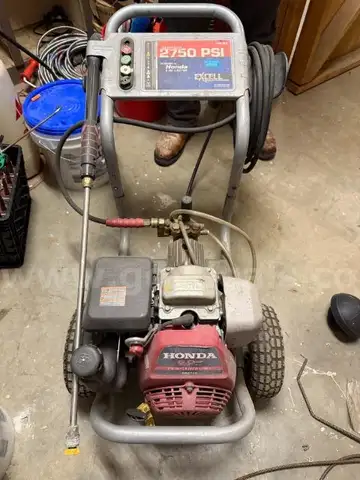 Lot of (1) Honda XR2750 Pressure Washer.