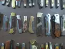 Lot of (102) Wood Knives.