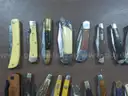 Lot of Approx. (100) Wood Knives.