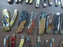 Lot of Approx. (100) Wood Knives.