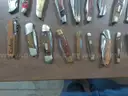 Lot of Approx. (100) Wood Knives.