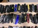 Lot of Approx. 200 Various Single Blade Knives.