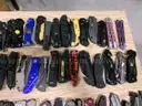 Lot of Approx. 200 Various Single Blade Knives.