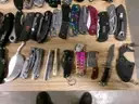 Lot of Approx. 200 Various Single Blade Knives.
