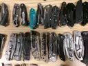 Lot of Approx. 200 Various Single Blade Knives.