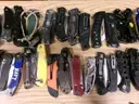 Lot of Approx. 200 Various Single Blade Knives.
