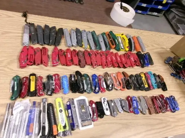 Lot of Approx. 100 Various Box Knives.