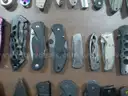 Lot of Approx. 150 Various Single Blade Knives.