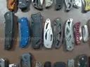 Lot of Approx. 150 Various Single Blade Knives.