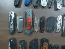 Lot of Approx. 150 Various Single Blade Knives.
