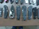 Lot of Approx. 150 Various Single Blade Knives.