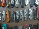 Lot of Approx. 150 Various Single Blade Knives.