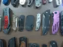 Lot of Approx. 150 Various Single Blade Knives.