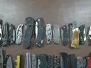 Lot of Approx. 150 Various Single Blade Knives.