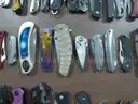 Lot of Approx. 150 Various Single Blade Knives.