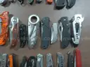 Lot of Approx. 150 Various Single Blade Knives.