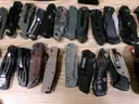 Lot of Approx. 125 Various Single Blade Knives.