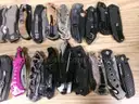 Lot of Approx. 125 Various Single Blade Knives.