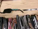 Lot of Approx. 125 Various Single Blade Knives.