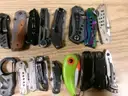 Lot of Approx. 125 Various Single Blade Knives.