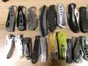 Lot of Approx. 120 Various Single Blade Knives.