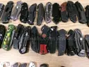 Lot of Approx. 120 Various Single Blade Knives.