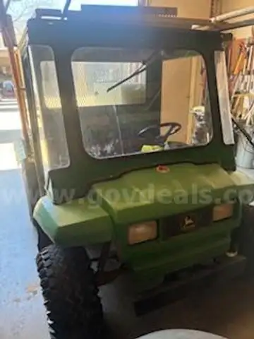 John Deere Diesel 6X4 Gator with Cab.