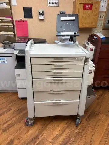 Lot of (3) Caspa Medical Treatment Carts.