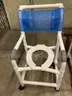 Lot of (4) PVC Commode Shower Chairs.