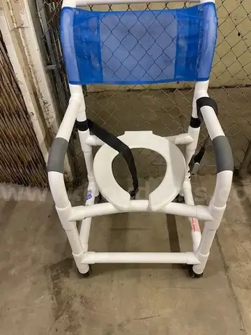 Lot of (4) PVC Commode Shower Chairs.