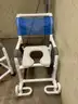 Lot of (4) PVC Commode Shower Chairs.