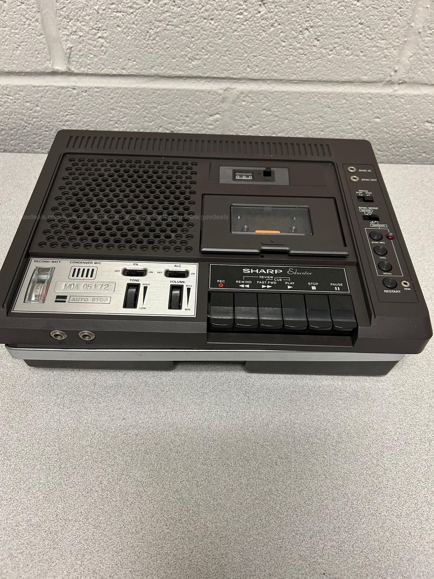 Sharp Cassette Tape Recorder | AllSurplus
