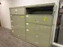 Lot of 45  pieces of office furniture (Bookshelves and Cabinet)