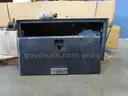 Tractor windshield washer control handles, Dump truck radiator &#x26; Toll chest. Radio system (5 Items).