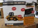 Tractor windshield washer control handles, Dump truck radiator &#x26; Toll chest. Radio system (5 Items).
