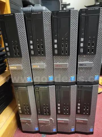 12 Dell Optiplex 7040 PCs and 8 Dell Optiplex 9020 PCs