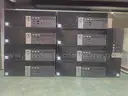 Lot of Dell Optiplex PCs, Laptops, Networking Equipment, and Printers
