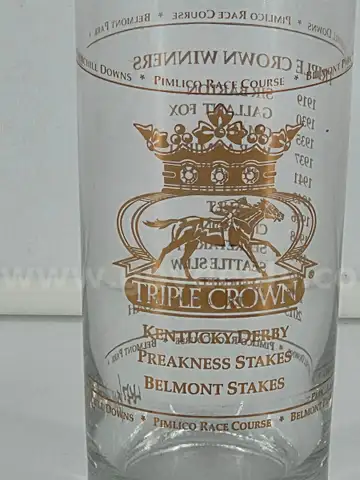 2015 Triple Crown Glass - 22 Karat Gold Limited Edition