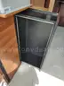 Desk with Credenza, Two Drawer Wood File Cabinet, and Copier Stand
