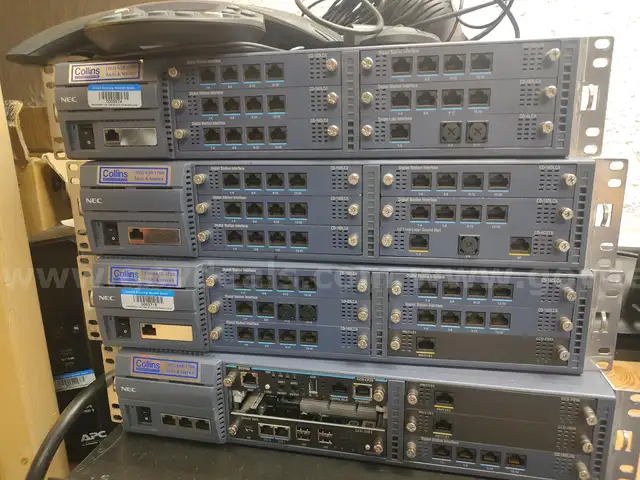 Two NEC Phone Systems, Two Monitor Arms, One Canon Scanner, One Dell Desktop, and One Sound Station