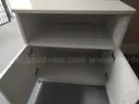 Small White Cabinet/Bookshelf