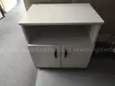 Small White Cabinet/Bookshelf