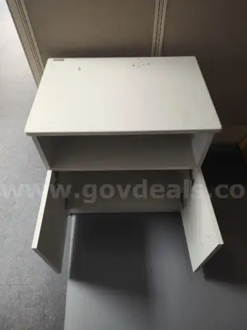 Small White Cabinet/Bookshelf