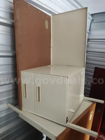 One Desk with Return and Two Chairs