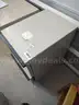 Small Two-Drawer Metal Filing Cabinet