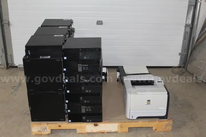 (37 ASSETS) DESKTOPS, LAPTOPS, SCANNERS, PRINTER