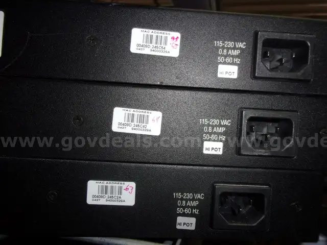 Three Port Servers; Two Servers